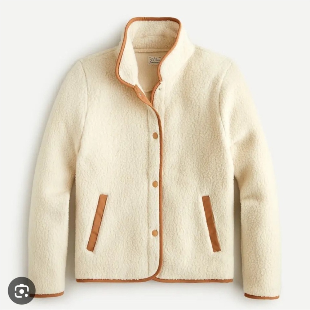 J. Crew Vintage Fleece Sherpa Jacket
